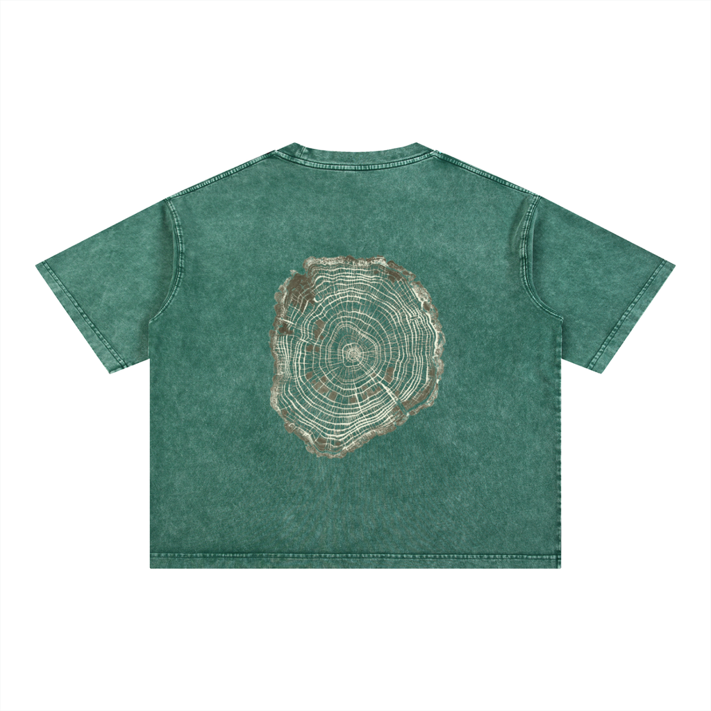 Mineral Wash Boxy Cotton T-Shirt