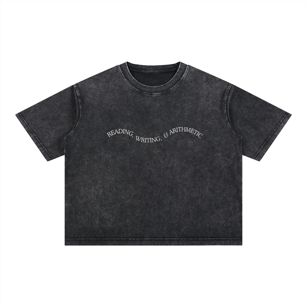 Mineral Wash Boxy Cotton T-Shirt