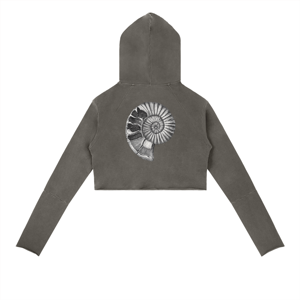 Vintage Washed Raw Edge Hoodie