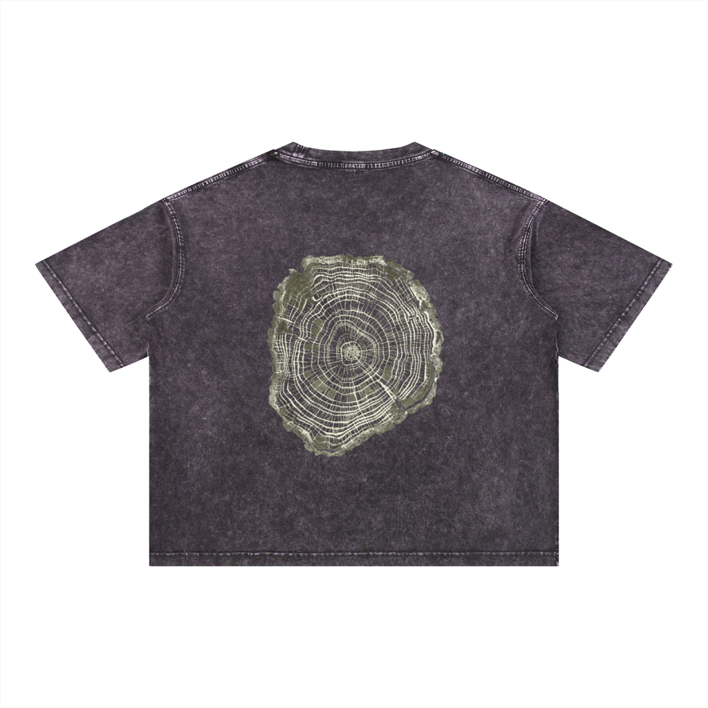 Mineral Wash Boxy Cotton T-Shirt