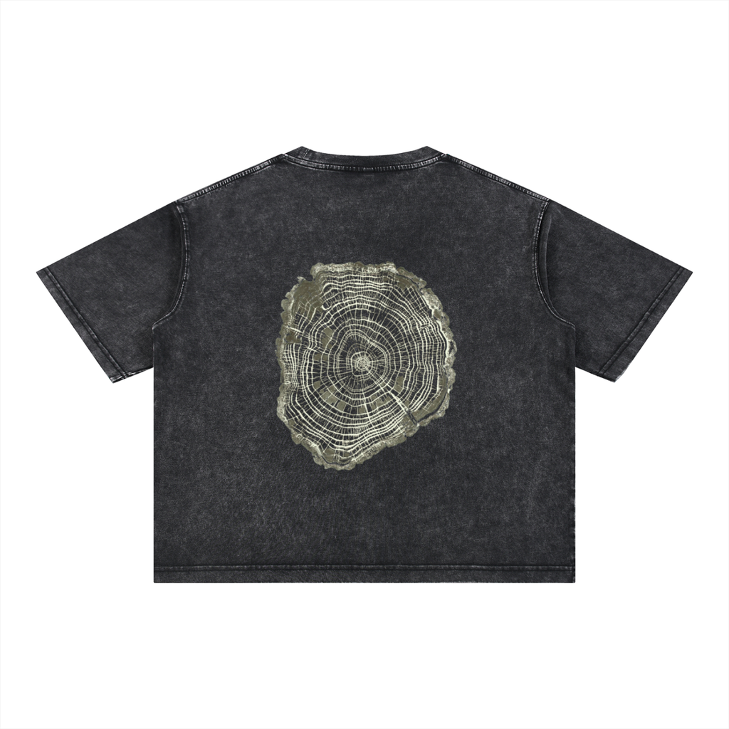 Mineral Wash Boxy Cotton T-Shirt