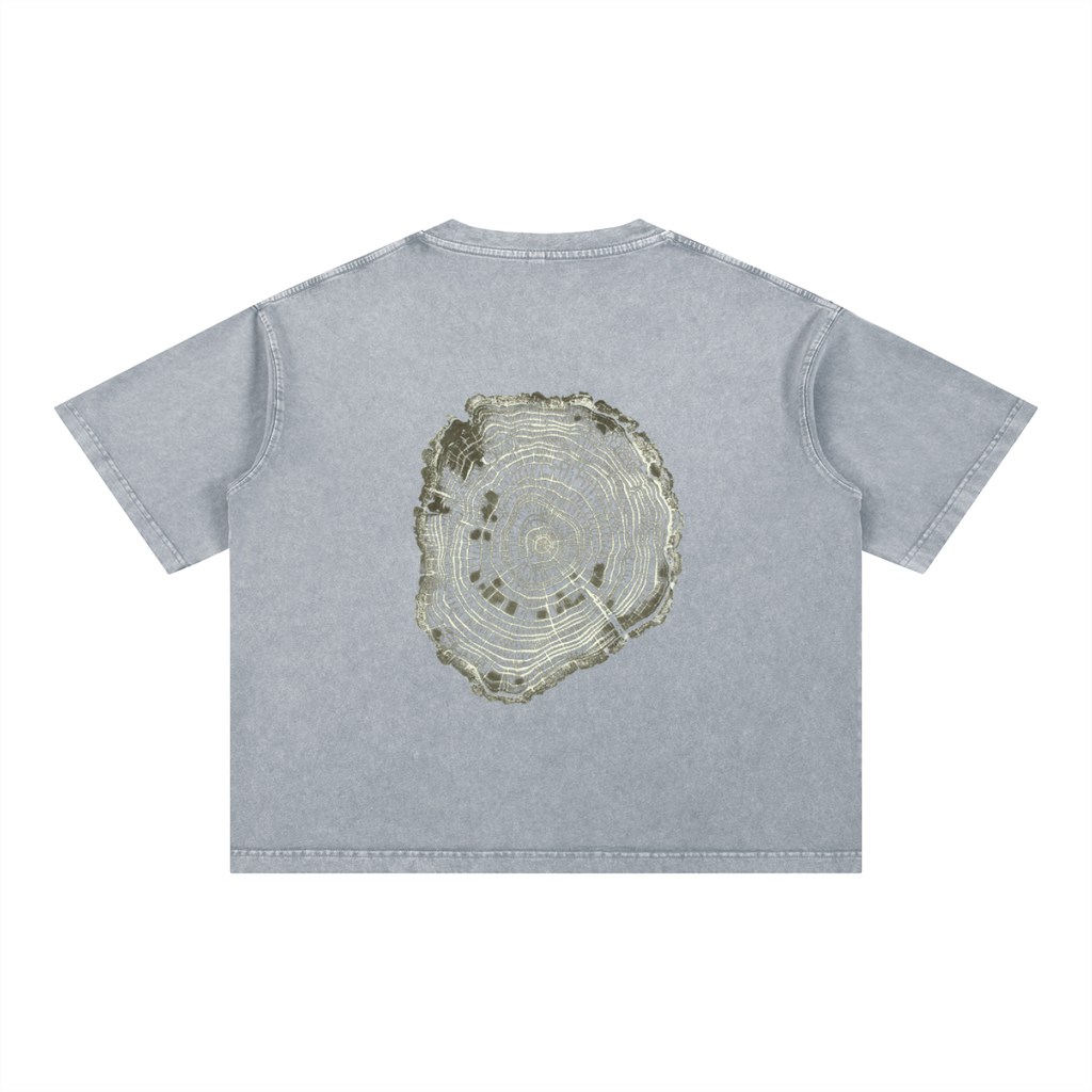 Mineral Wash Boxy Cotton T-Shirt