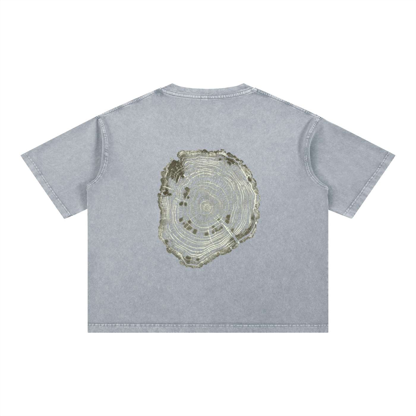 Mineral Wash Boxy Cotton T-Shirt