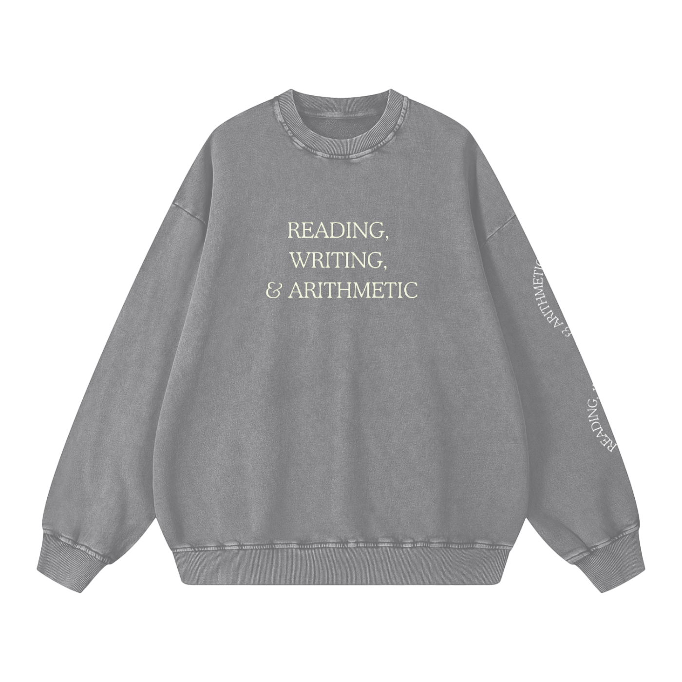 Snow Washed Oversized Sweatshirt