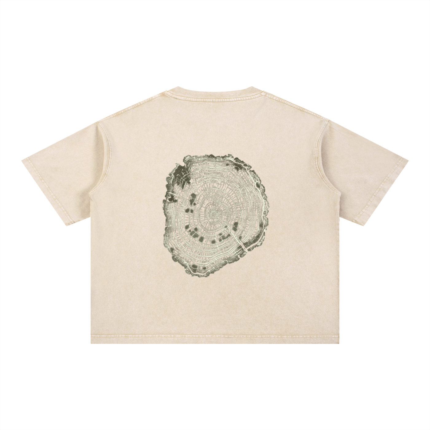 Mineral Wash Boxy Cotton T-Shirt