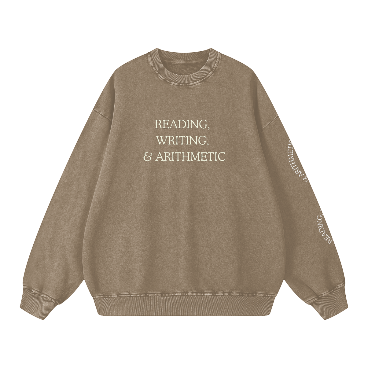 Snow Washed Oversized Sweatshirt