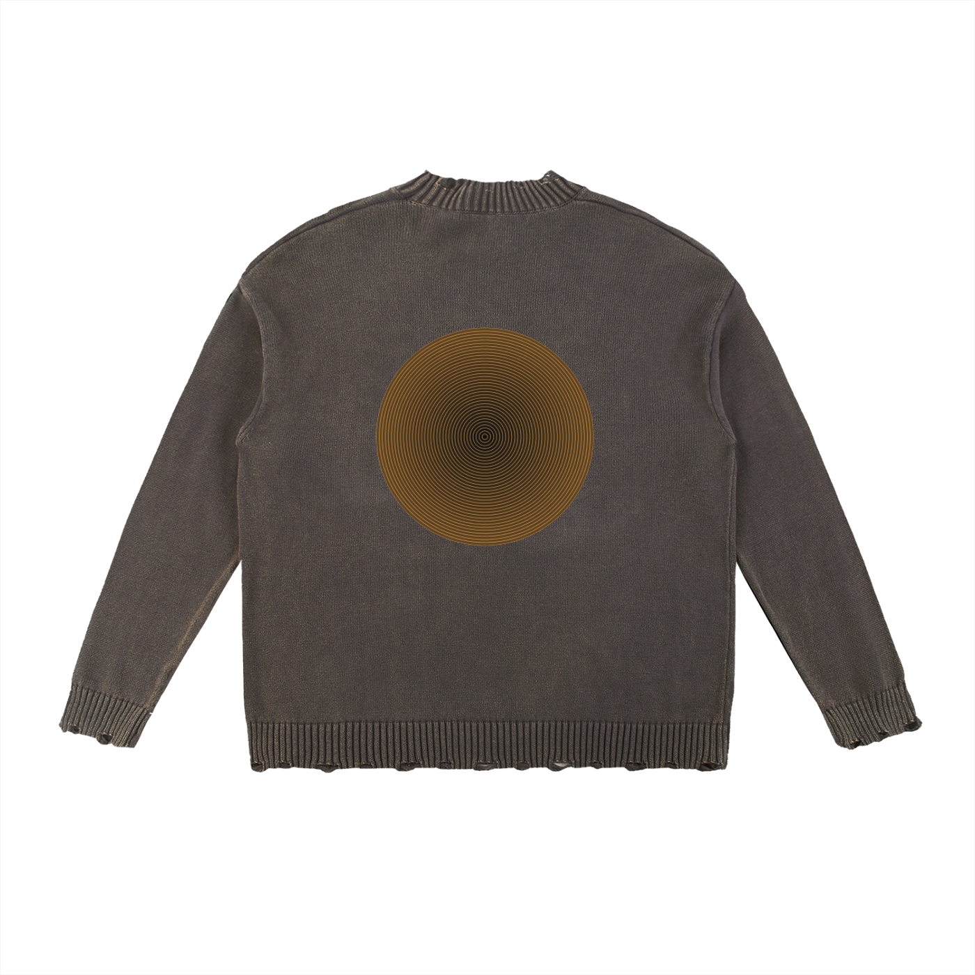 Vintage Washed Hand-Frayed Sweater