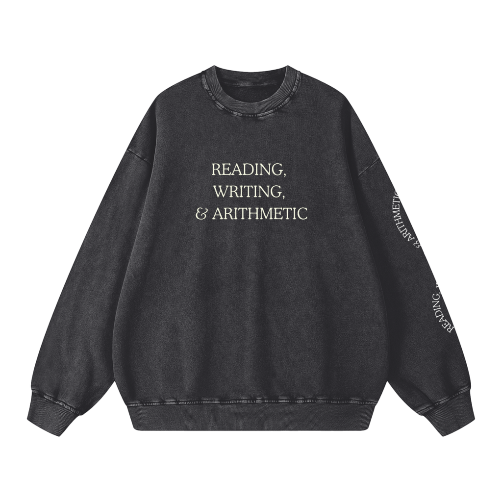 Snow Washed Oversized Sweatshirt