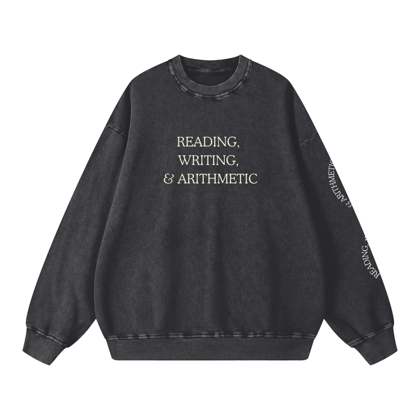 Snow Washed Oversized Sweatshirt